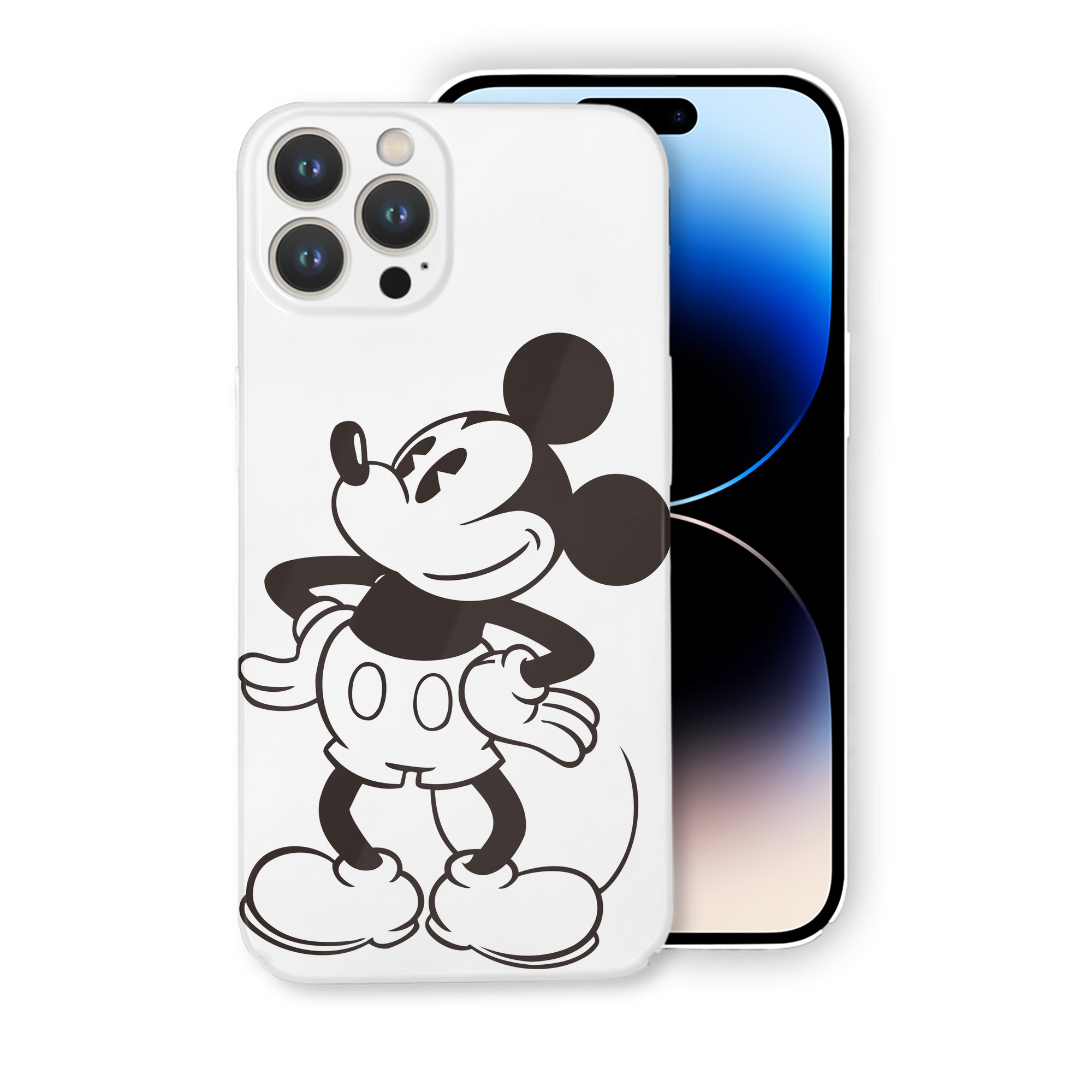 （画像用） ミッキーマウス Mickey Mouse 【iPhone 14シリーズ対応】ハードケース